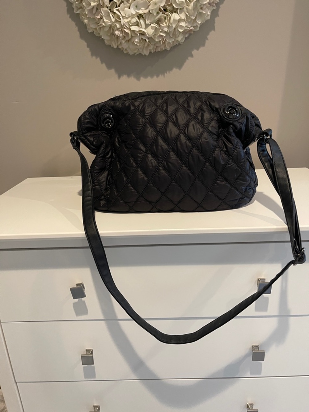 Black Quilted Shoulder Bag  ***FINAL OFFER***